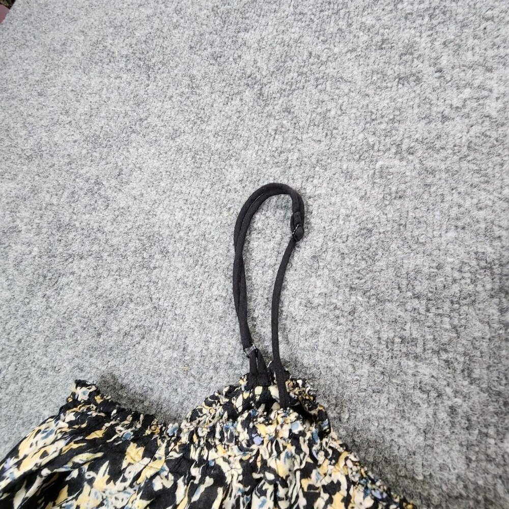 Intimately Free People Instant Crush Black Floral‎ Cami Tank Crop Boho Top Small - Picture 6 of 14